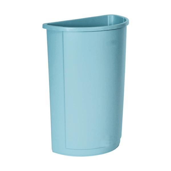 ■ラバーメイド アンタッチャブルハーフラウンドコンテナ グレイ〔品番:352075〕【8194534:0】[店頭受取不可] ラバーメイド アンタッチャブルハーフラウンドコンテナ グレイ 352075