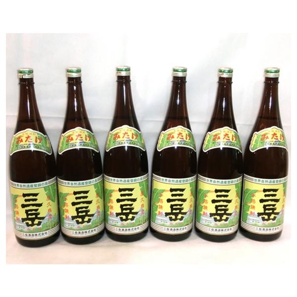 商品名：三岳容量：1800ml×6本アルコール度数：25度製造元：三岳酒造　[鹿児島県]麹・芋の種類：黄金千貫配送：常温便