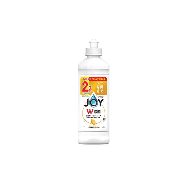 他サイト： P&amp;G ジョイ W除菌 食器用洗剤 贅沢シトラスレモン キャップ付き 詰め替え 300ml　4987176239082の商品画像