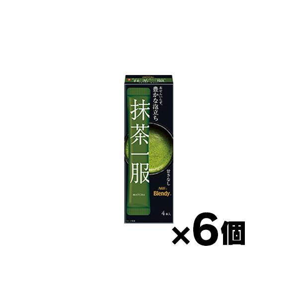 他サイト： AGF「ブレンディ」 抹茶一服 ミルクなし4本入り×6個の商品画像