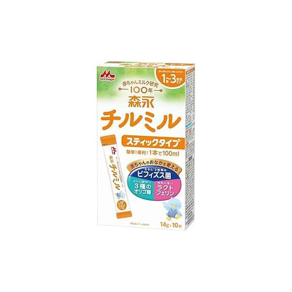 他サイト： 森永 チルミル スティック 14g×10本入　4902720144889の商品画像