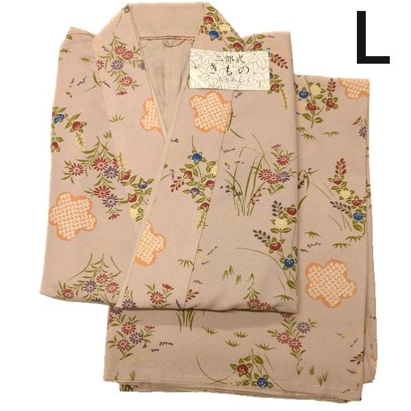 最終価格です。よろしくお願いいたします。ベージュ 花柄 リネン着物 TAKAZENの振袖 /ピンク色/古典/牡丹柄/ 最新作正統派古典 ピンク