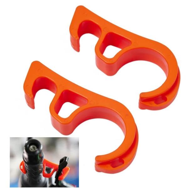 【ZHUOYUE】オレンジ色 合計：2 フロントブレーキロック バイク ブレーキロック バイク用品 brake ブレーキレバー バイクブレーキレバー
