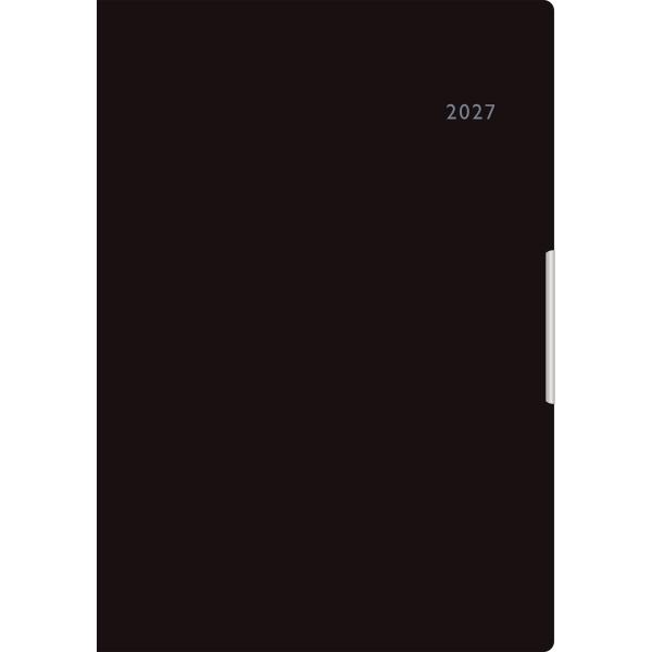 【全国送料無料】　高橋書店　2027年　２４０　フェルテ１０　Ｂ６　黒　郵便受届