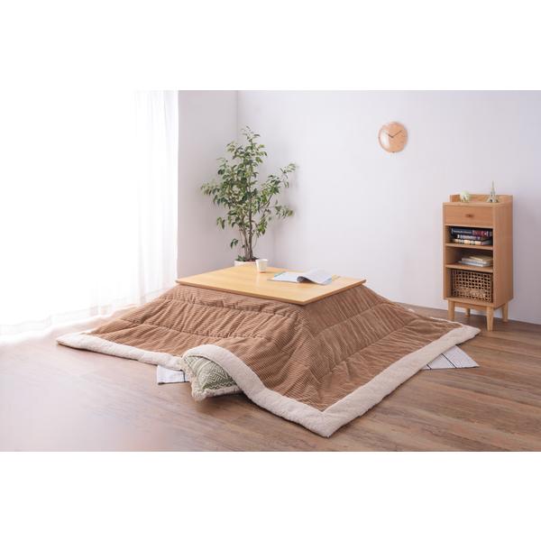 東谷 KK-142BE 薄掛けコタツ布団　長方形（190×230cm） ベージュ【暖房器具】AZUMAYA[KK142BE] 返品種別A 東谷 薄掛けコタツ布団 長方形 KK-142BE W190×D230 完成品 : ふくひら