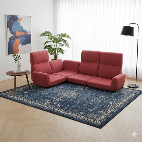 東谷 ファンクション ソファ LSS-11RD W180-228×D129-177×H60×SH10