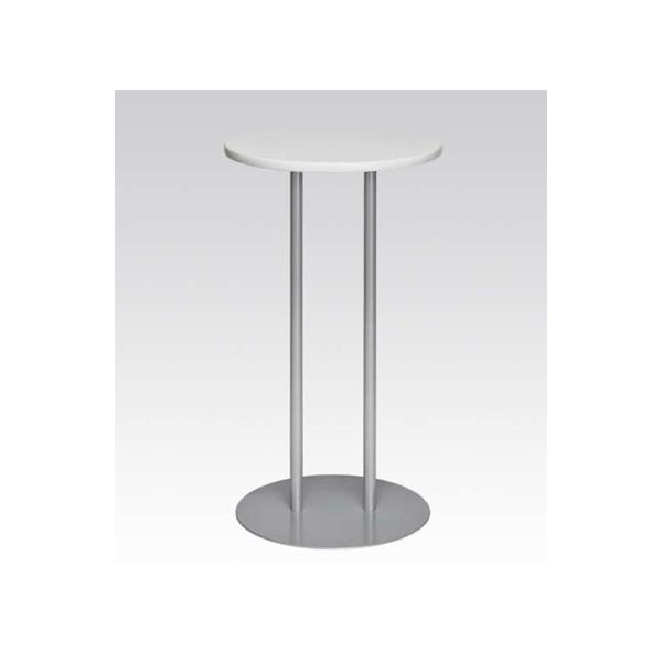 メーカー直送となります。●外寸法 ： φ450×H800mm ●天板サイズ ： φ450 ●質　量 ： 9.0kg●材質 ： 天板 : メラミン化粧板 / ベース : スチール / ポール : φ38.1丸パイプ（MTL-451） ・φ25...