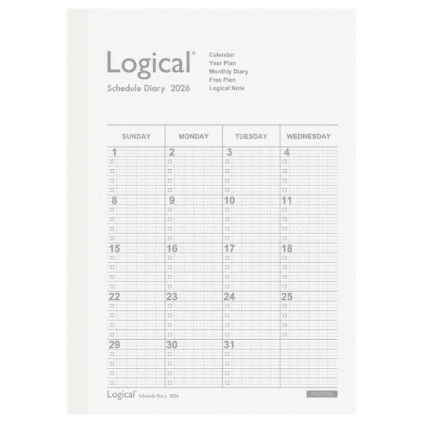 エンボス加工を施した上品な風合いの表紙が特徴のAタイプ。気品あるペールトーンの表紙でシーンを選ばず使いやすい！日曜始まり週のはじまりを日曜から意識することで快適な生活習慣を実現！カレンダーと同じ見え方なのでデスク用や2冊目の手帳としても最適...