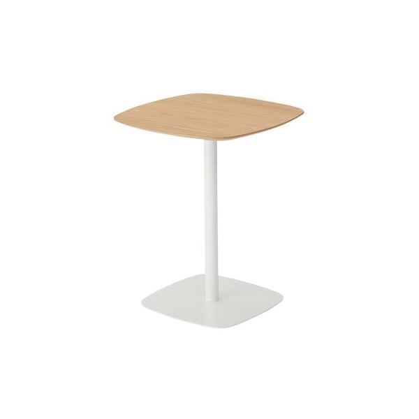 メーカー直送となります。沖縄・離島は、配送不可となります。東谷　PT-993WH サイズW60×D60×H73.5　組立　付属工具あり　静的耐荷重25kg　商品重量16カラーホワイトスペックスチール(粉体塗装) 天然木突板(オーク) ウレタン塗装