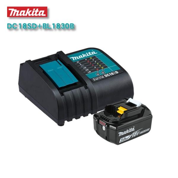 マキタ BL1830B 3.0Ah バッテリー DC18SD 充電器 7.2v-18v 2.6A マキタ BL1830B 3.0Ah バッテリー DC18SD 充電器 7.2v-18v 2.6A