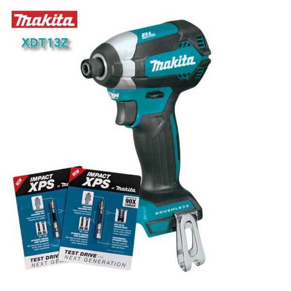 マキタ XDT13Z インパクトドライバー ブラシレス 18V 充電式 MAKITA 青 純正品 本体のみ  並行輸入品 アメリカ仕様　ビットプレゼント