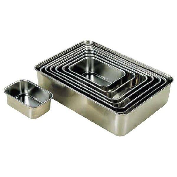 調理器具深めバット 楽天市場】18-8深型組バット 5号【 調理バット 料理パッド お