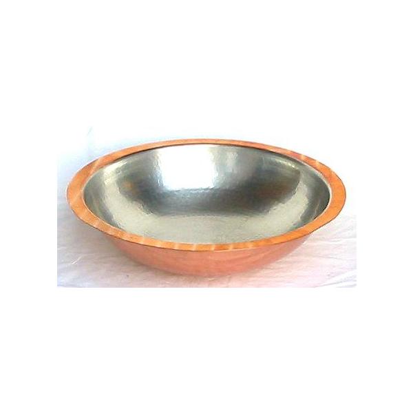 うどんすき鍋 銅うどんすき鍋（鎚目入）39cm 1-2111-0604 : 料理道具