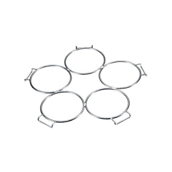 ゆで釜 18-8 デカてぼ専用リング5穴 15cm用 ラーメン用 1-0398-0901