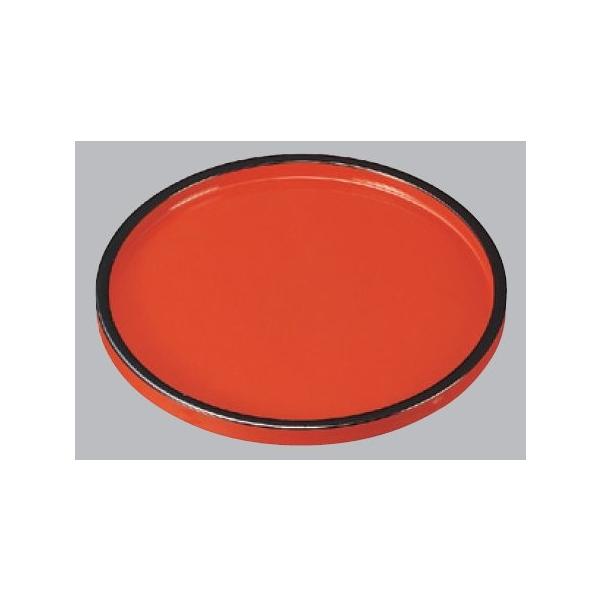 お盆 DX懐石丸盆 朱天黒 9寸 f8-85-3 : 料理道具のフクジネット - 通販