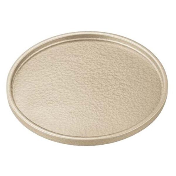 お盆 DX懐石丸盆 シャンパンゴールドアクア 7寸 ABS樹脂 f8-85-22