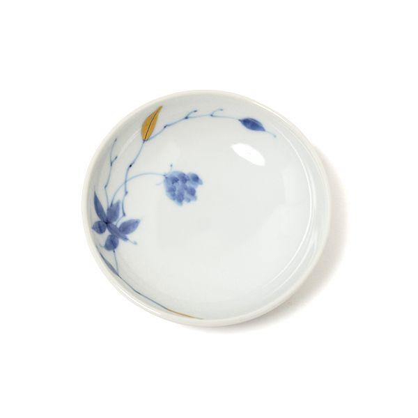 有田焼　福珠窯　金彩バラ絵　皿　３枚セット　 未使用品 有田焼 小皿 金彩ばら絵3.5寸丸小皿 【福珠窯（有田焼窯元）】 : 福珠