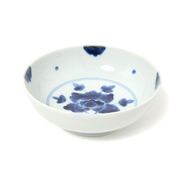 有田焼 取り鉢 染付伊万里牡丹なます皿 【福珠窯（有田焼窯元）】 : 福 