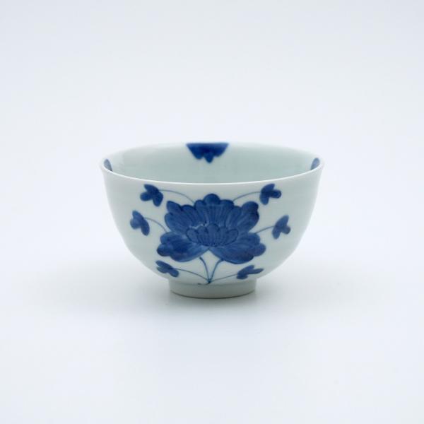 有田焼 福珠窯 染付伊万里牡丹 　　8寸　丸皿 ５枚 有田焼 リムプレート 染付伊万里牡丹段付8寸丸皿 【福珠窯