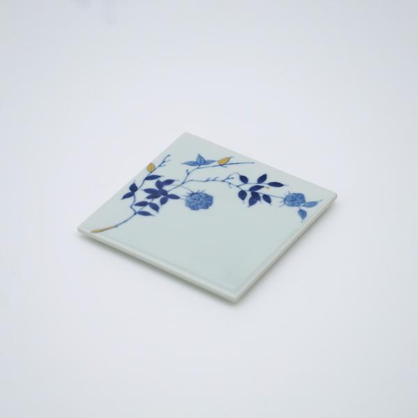 福珠窯 金彩ばら絵 段付 9寸 大皿 27cm 有田焼窯元 美品 金彩ばら絵段付9寸丸皿 | 福珠窯ファクトリーショップ