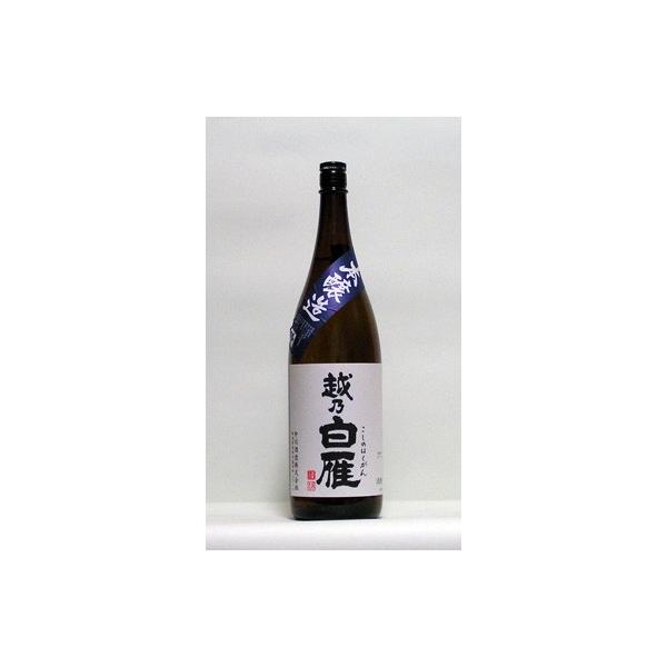 越乃白雁　本醸造　1.8L　（日本酒/新潟の地酒/中川酒造）