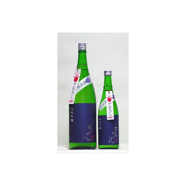 越乃白雁　「越淡麗」純米吟醸　無濾過ひやおろし　720ml　（日本酒/新潟の地酒/中川酒造）