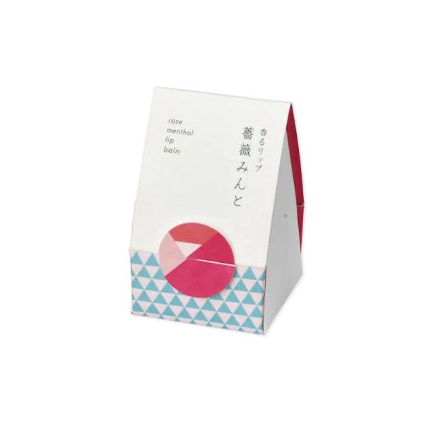 京都　お土産　人気品　リップクリーム　香るリップ　薔薇みんと　香彩堂