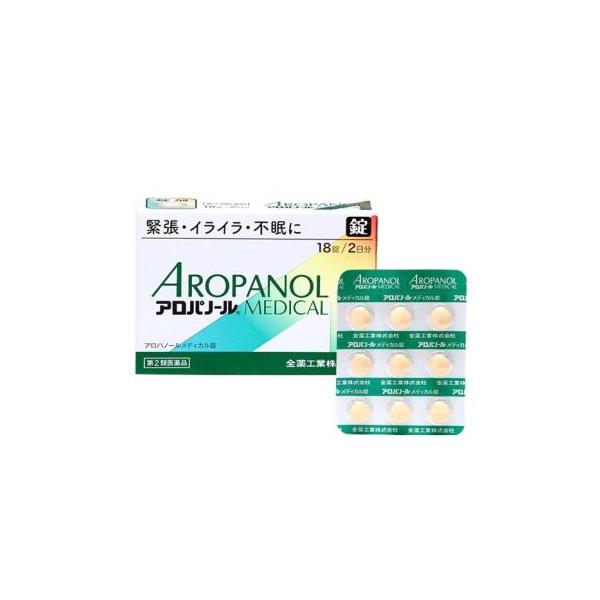 ■商品説明（製品の特徴）アロパノールメディカル錠は、●緊張や不安からイライラしたり、気分が悪くなる方の神経症状を緩和します。●神経がたかぶって「寝付きが悪い」「夜中や早朝に目が覚める」といった不眠症状を改善します。●製剤の安定化、服用しやす...