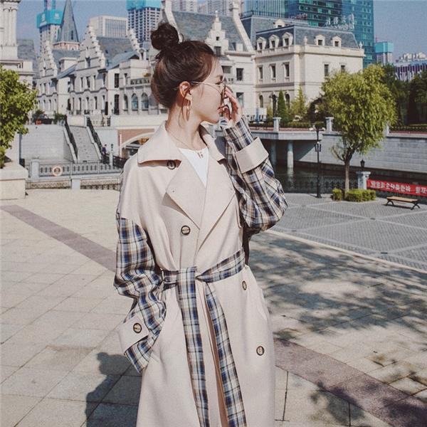 トレンチコート レディース チェック柄 ロングコート ショートスタイル チェスター アウター フォーマル ロング 長袖 通勤 オフィス 冬服 秋冬 高級感 上品 Aux015 面白生活館 通販 Yahoo ショッピング