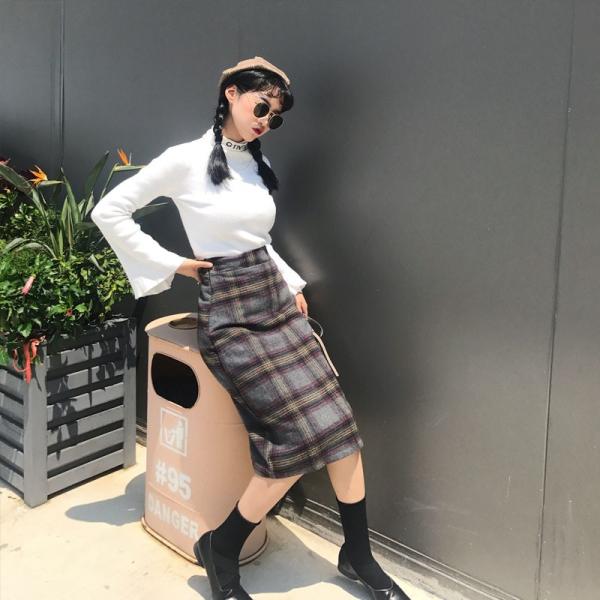 スカート 秋冬 コーデ 膝丈 チェック レディース マキシ丈 膝丈スカート マキシスカート ラシャスカート 厚手 ウエストゴム ハイウエスト オシャレ Buyee Buyee 일본 통신 판매 상품 옥션의 대리 입찰 대리 구매 서비스