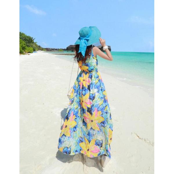 リゾート マキシワンピース リゾート ワンピース リゾート ファッション リゾート ワンピース ハワイ 沖縄 マキシワンピ シフォン マキシワンピ リゾート春 花柄 Buyee 日本代购平台 产品购物网站大全 Buyee一站式代购 Bot Online