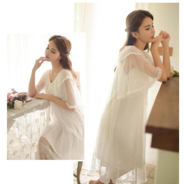 ルームウェア ワンピース レディース 春夏 ロング ネグリジェ 姫 半袖 綿 無地 レース ルームウェア ガウン ナイトウェア 女性 可愛い 部屋着 寝巻きワンピース Buyee Buyee Japanese Proxy Service Buy From Japan Bot Online