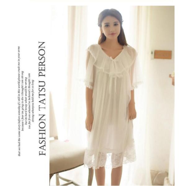 ルームウェア ワンピース レディース 春夏 ロング ネグリジェ 姫 半袖 綿 無地 レース ルームウェア ガウン ナイトウェア 女性 可愛い 部屋着 寝巻きワンピース Buyee Buyee Japanese Proxy Service Buy From Japan Bot Online