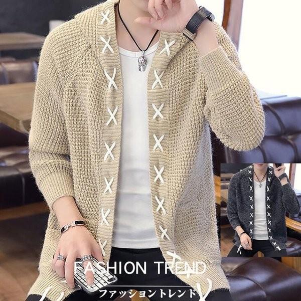 カーディガンメンズジャケット風 襟付き 羽織る 着回し 編み アウター トレンド カジュアル通学 通勤 Fukumiru1009a 4466 Ciwataunヤフーショップ 通販 Yahoo ショッピング