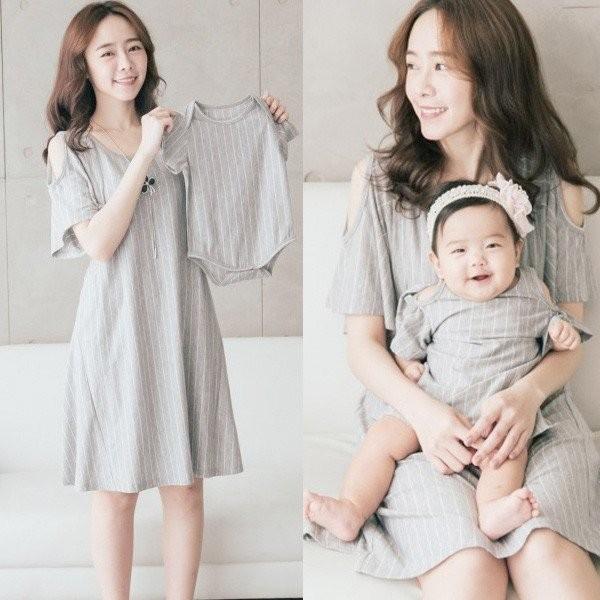 ママ ベビー服 親子 お揃い 授乳服 半袖 2点セット ワンピース 新生児 つなぎ服 出産祝い マタニティ 産前産後ウェア 妊婦服 夏ワンピ パジャマ 授乳口付き Prettyfunnyballoons Com