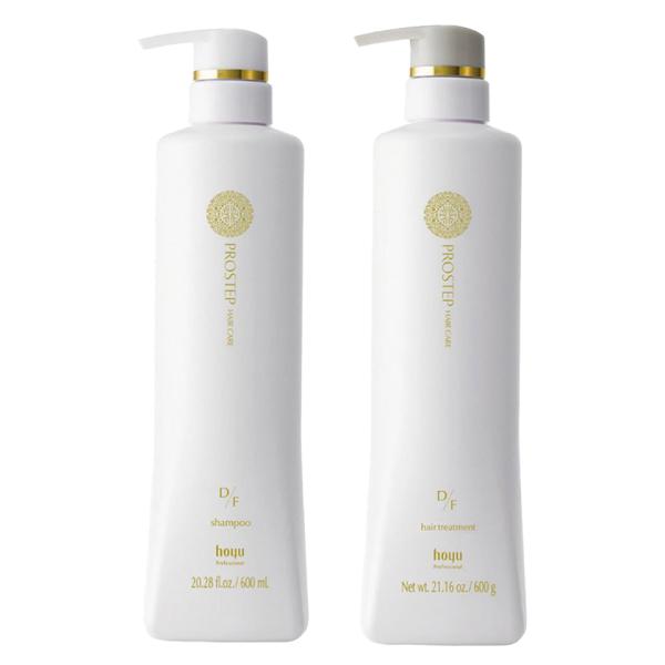ホーユー プロステップ ヘアケア D/F シャンプー 600ml + トリートメント 600g セット ダメージケア hoyu