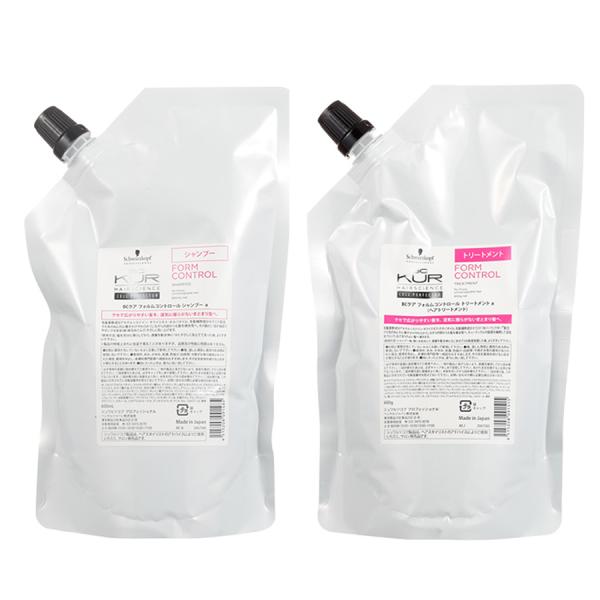 シュワルツコフ BCクア フォルムコントロール シャンプー 600ml + トリートメント 600g 詰め替え セット