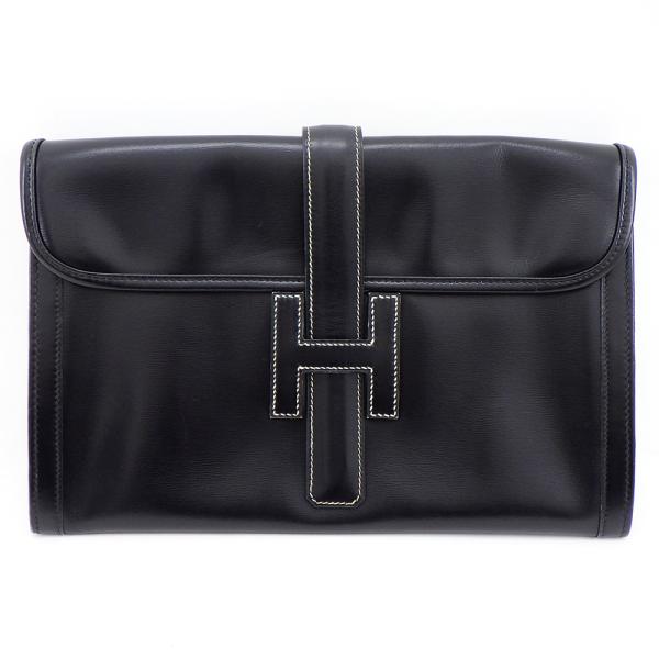 HERMES（エルメス） ジジェ PM クラッチバッグ ○L刻印 ボックスカーフ