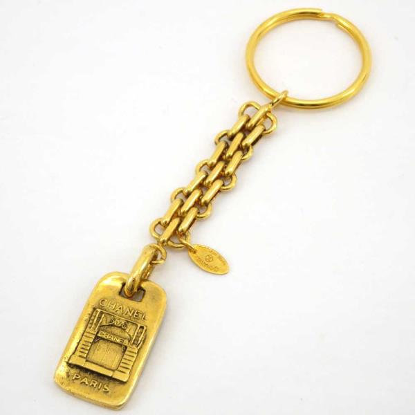 CHANEL シャネル ココマーク ヴィンテージ プレート ゴールド