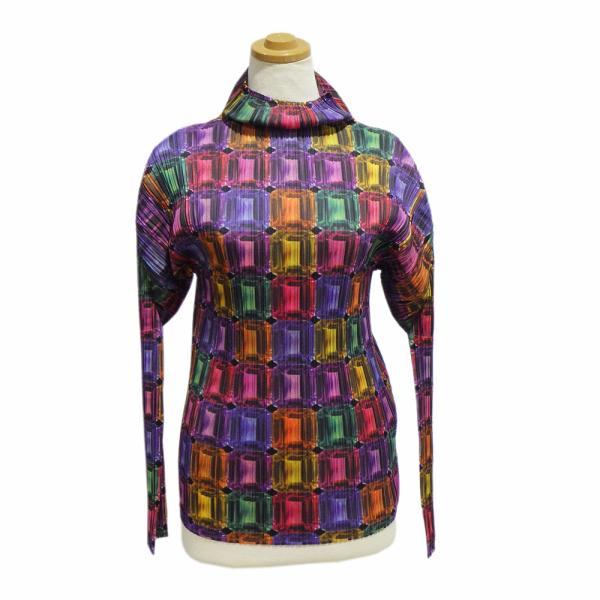 【美品】PLEATS PLEASE ISSEY MIYAKE 長袖カットソー ISSEY MIYAKE（イッセイミヤケ） PLEATS PLEASE プリーツ 長袖