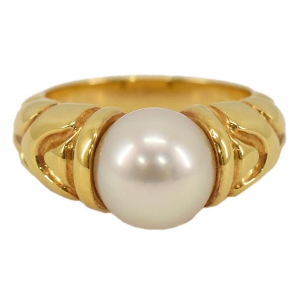 BVLGARI ブルガリ パッソドッピオ パール K18YG リング BVLGARI（ブルガリ） リング・指輪 パッソドッピオ パールリング 約11