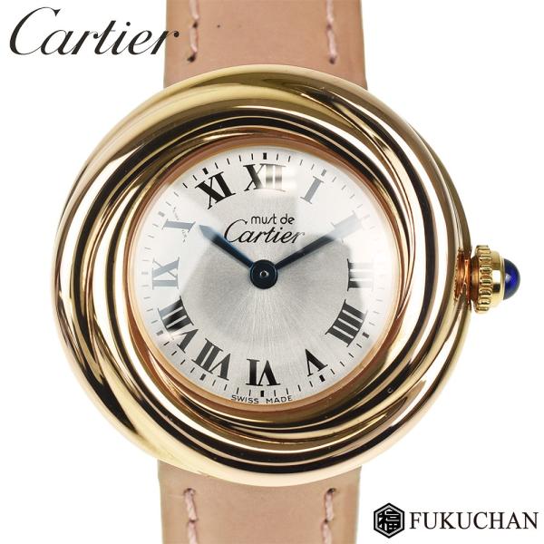 中古 カルティエ マスト トリニティ ヴェルメイユ SV925 クォーツ Cartier（カルティエ） マスト トリニティ ヴェルメイユ クオーツ