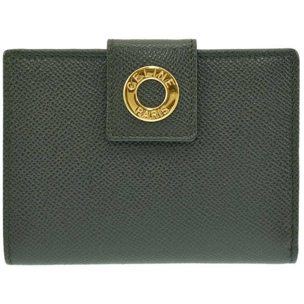 CELINE（セリーヌ） 二つ折り財布 サークル金具 がまぐち財布