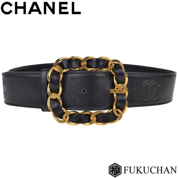 CHANEL/シャネル ココマーク チェーンバックル ウエスト ベルト