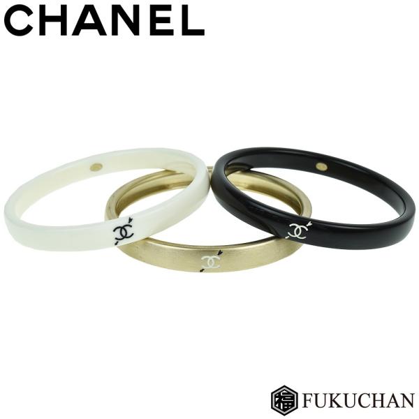 CHANEL ロゴ バングル ホワイト・ブラック 楽天市場】シャネル CHANEL ココマーク バングル バングル