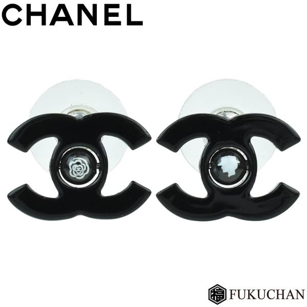 シャネル ココマーク＆キューブ ピアス GP メッキ ブラック 黒 CHANEL 楽天市場】【中古】 シャネル ココマーク＆キューブ ピアス GP