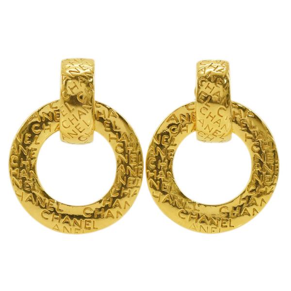 CHANEL（シャネル） イヤリング ロゴ フープ ヴィンテージアクセサリー
