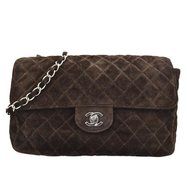 CHANEL シャネル マトラッセ スエード シングルチェーン
