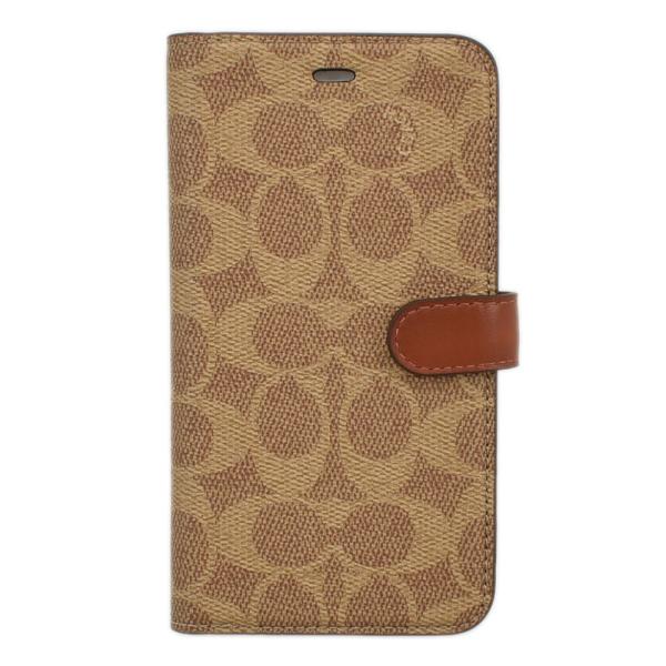 Y2505-133【美品】COACH フラップ式iPhoneケース ベージュ Y2505-133【美品】COACH フラップ式iPhoneケース ベージュ