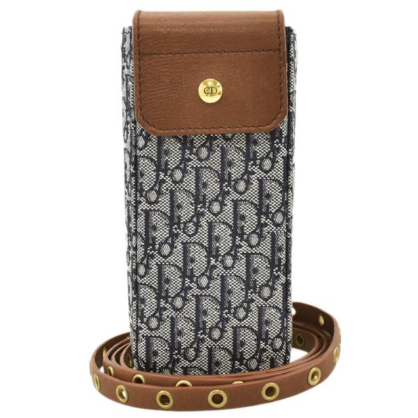 ディオール Christian Dior トロッター 携帯ポーチ ミニポシェット